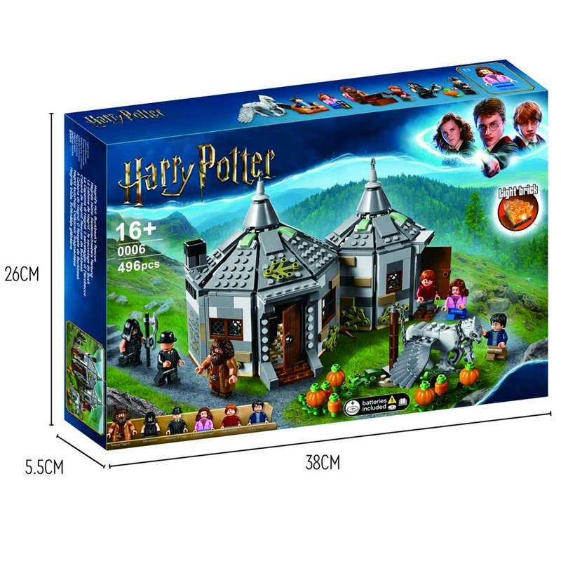 Набор строительных блоков (совместим с LEGO Harry Potter) — замок в стиле Хогвартса и фигурки, варианты с несколькими деталями