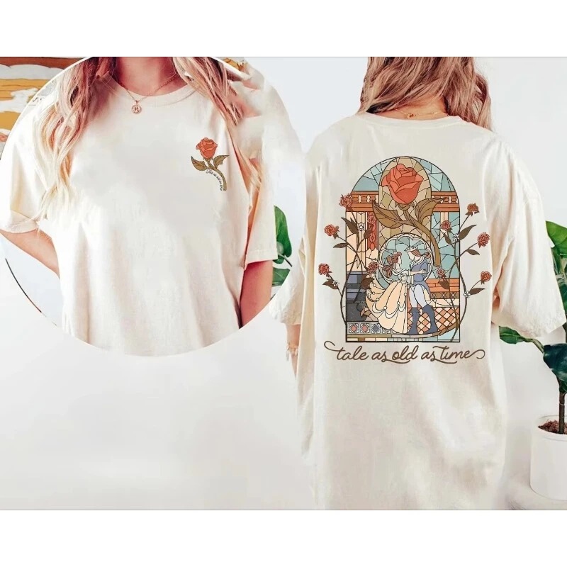 Disney Vintage Beauty and the Beast Shirt, a Story as Old as Time Itself, Disney Beauty Shirt
