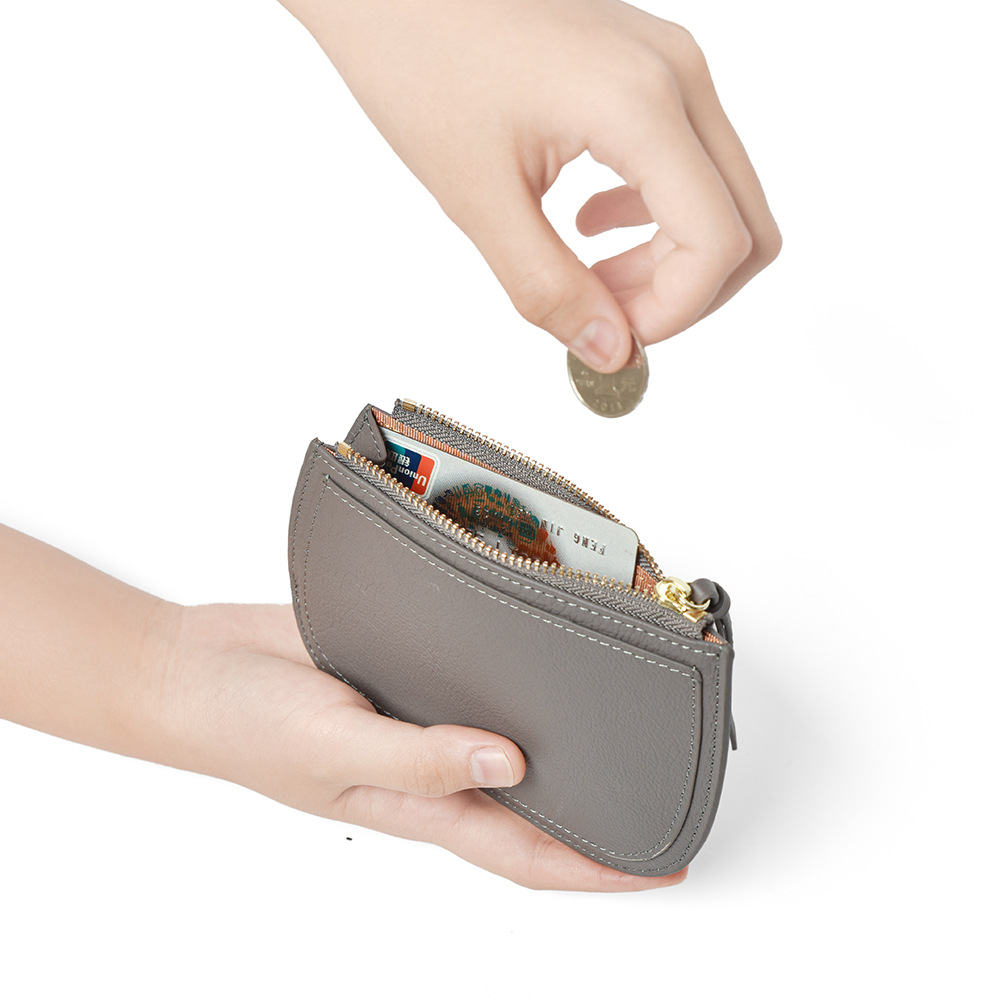 簡約韓版鑰匙扣零錢包女 ins新款韓國迷你拉鏈硬幣小錢包批發