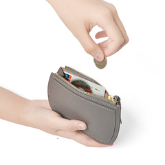 簡約韓版鑰匙扣零錢包女 ins新款韓國迷你拉鏈硬幣小錢包批發