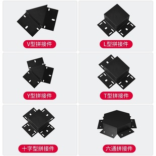 Splicing Pieces for Led Strip Lights, Square Light Fixtures, Linear Right-Angle Special-Shaped Pentagon and Hexagon Connectors