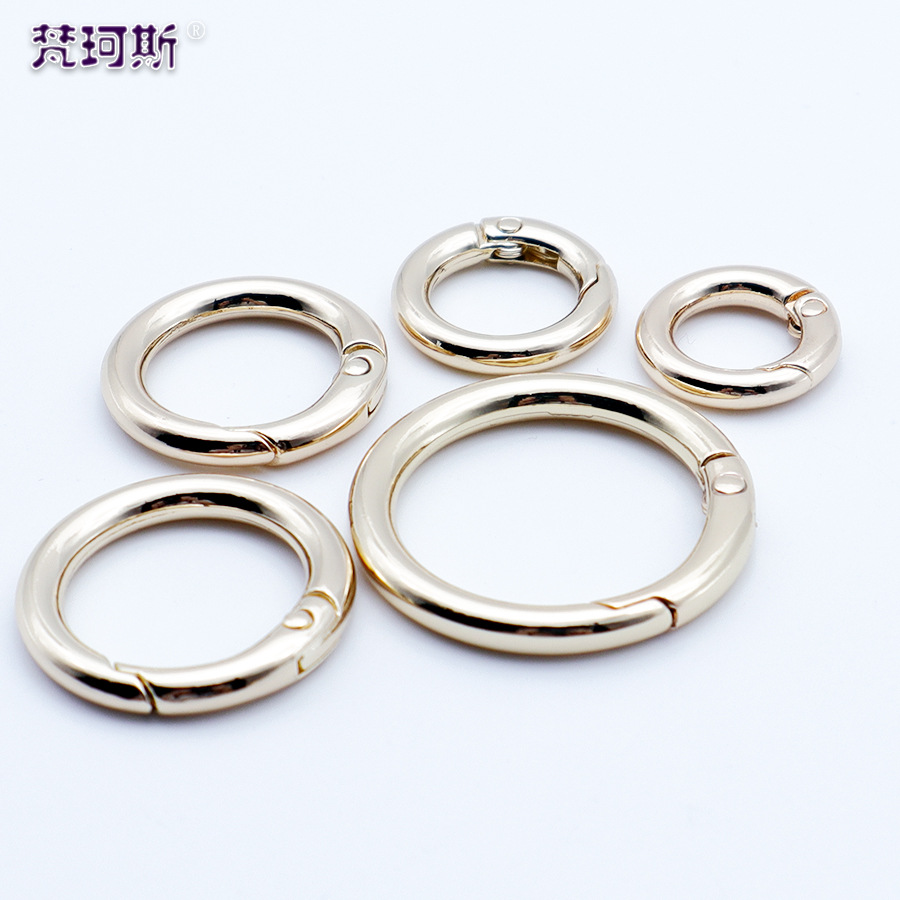 Airtag metal primavera hebilla anillo hebilla metal llavero accesorios del coche teléfono móvil gancho papelería accesorios hebilla image 3