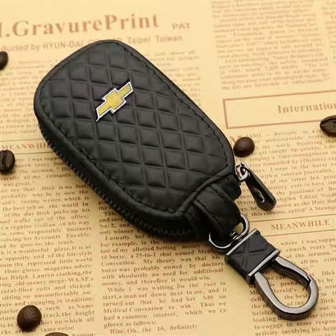 Genuine Leather Universal Car Key Bag Universal Men's and Women's Car Remote Control Protective Cover Korean Personalized Keychain