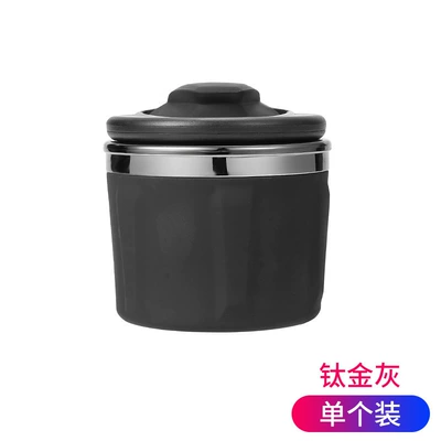 Car ashtray creative multi-functional automatic men's car with lid advanced sense artifact car interior supplies (Car ashtray) - gray-ceramic-ashtray