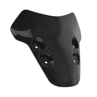 Motorcycle front windshield, modified motorcycle front windshield