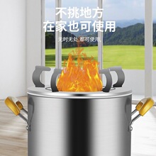 便携野营户外气化炉农村户外柴火灶野外炉灶柴火无烟环保炉具家用