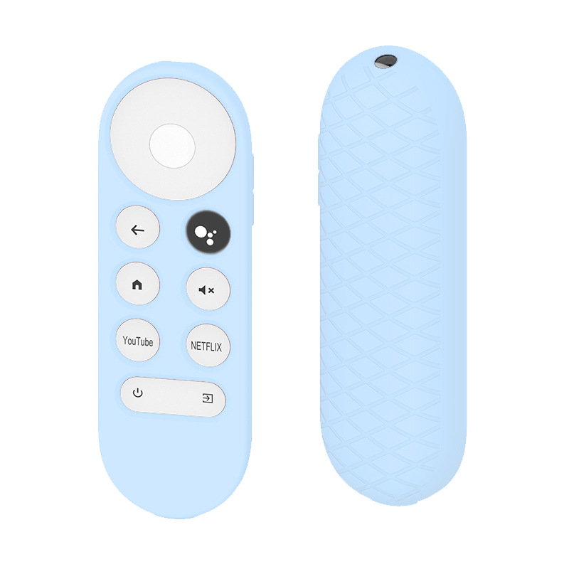 Aplicable al nuevo control remoto Google Chromecast 2020 cubierta protectora de silicona control remoto Google TV