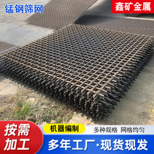 耐磨锰钢筛网钢丝编织网筛沙网筛石头网振动筛滚筒筛网镀锌锰钢网