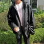 秋季宽松潮流韩版皮夹克