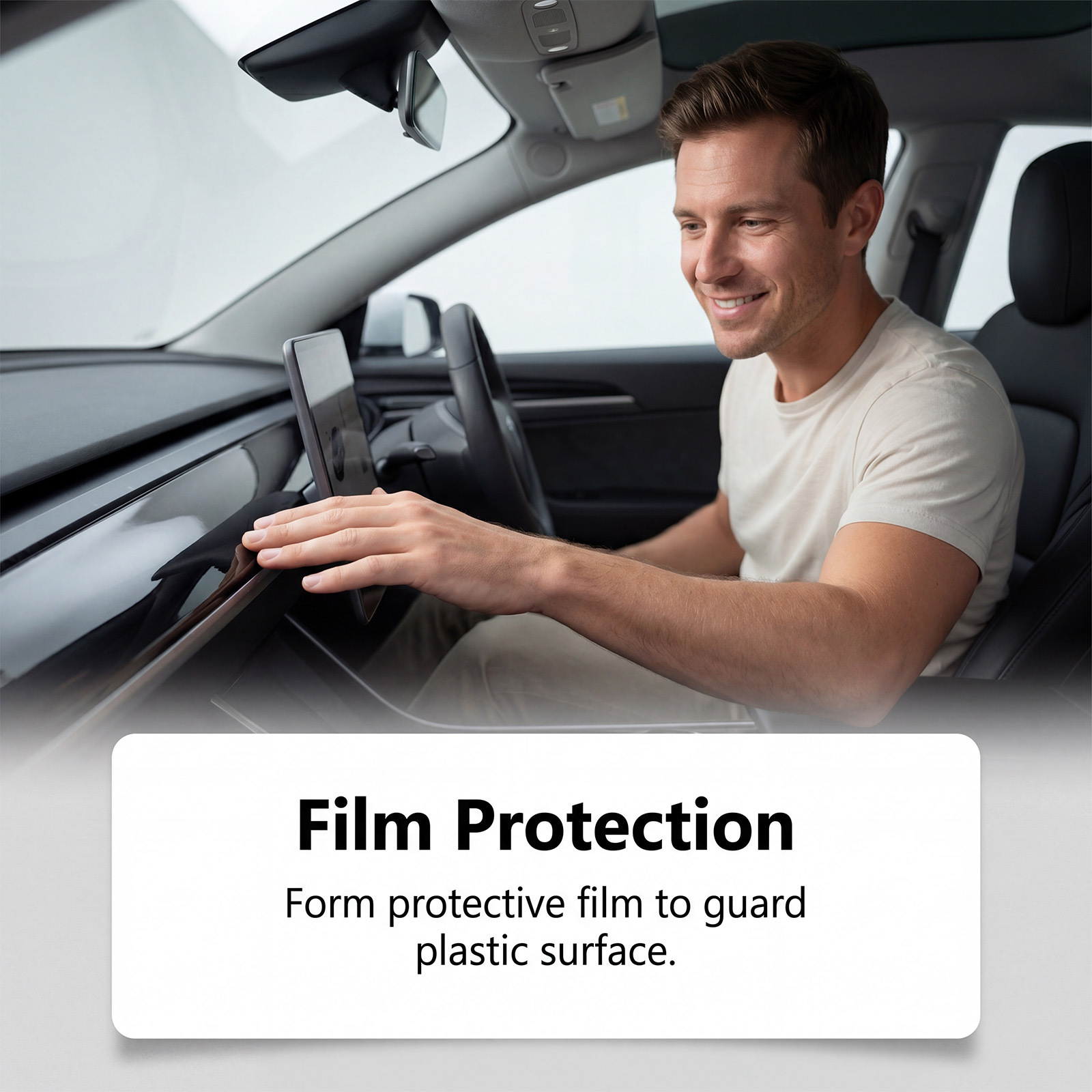 Car Plastic Refurbishment Agent, Interior Whitening Remover, Blackening and Brightening Agent, Anti-Aging Daily Care and Maintenance Cleaner
