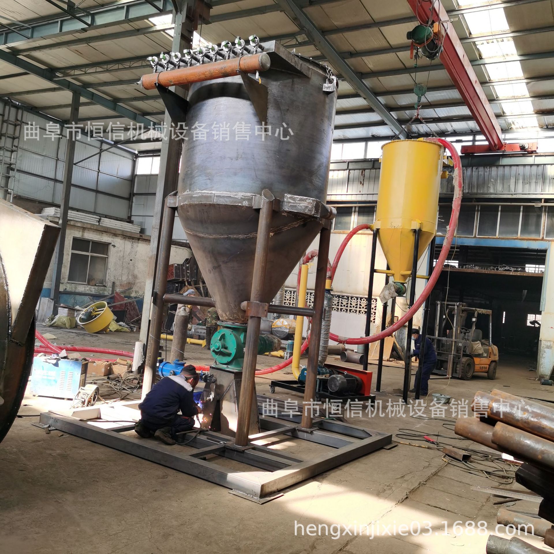 集装箱卸灰装车气力吸灰机 69个布袋脉冲除尘气力吸灰机zcjb 生产