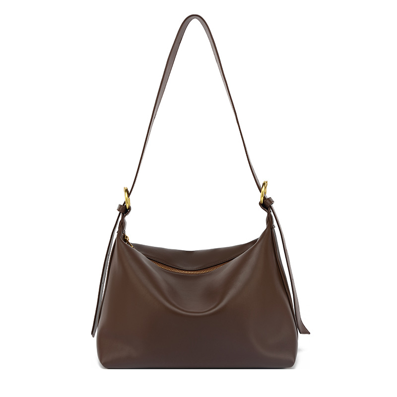 Cowhide Large Capacity Versatile Crossbody Underarm Bag