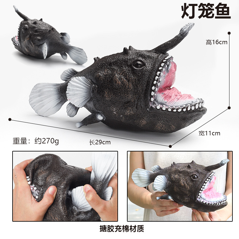 Dolphin, animales marinos, grandes juguetes de tiburón, juguetes de goma suave de simulación, juguetes para niños, modelos de ballenas del mundo submarino al por mayor