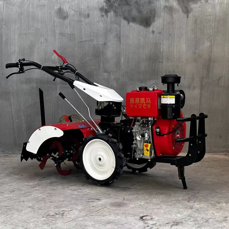 Новый дизельный микрокультиватор с полным приводом роторный культиватор для сельского хозяйства