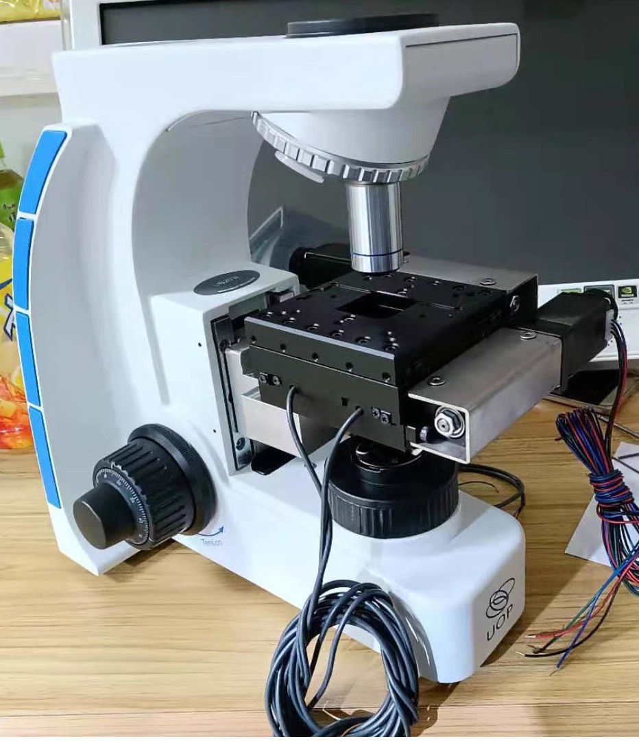 CCD视觉对位  显微镜载物台 伺服步进  二维XYZ中空滑台 可定