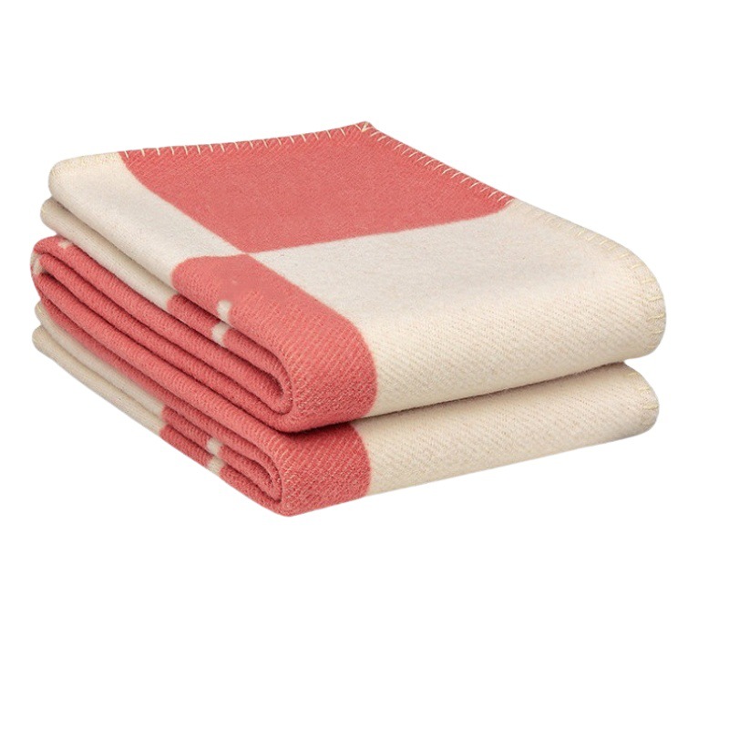 Cross-Border Blanket, Plush Blanket, Air Conditioning Blanket, Sofa Throw Blanket, Nap Blanket, H Letter Airline Flight Blanket, Home Amazon Blanket