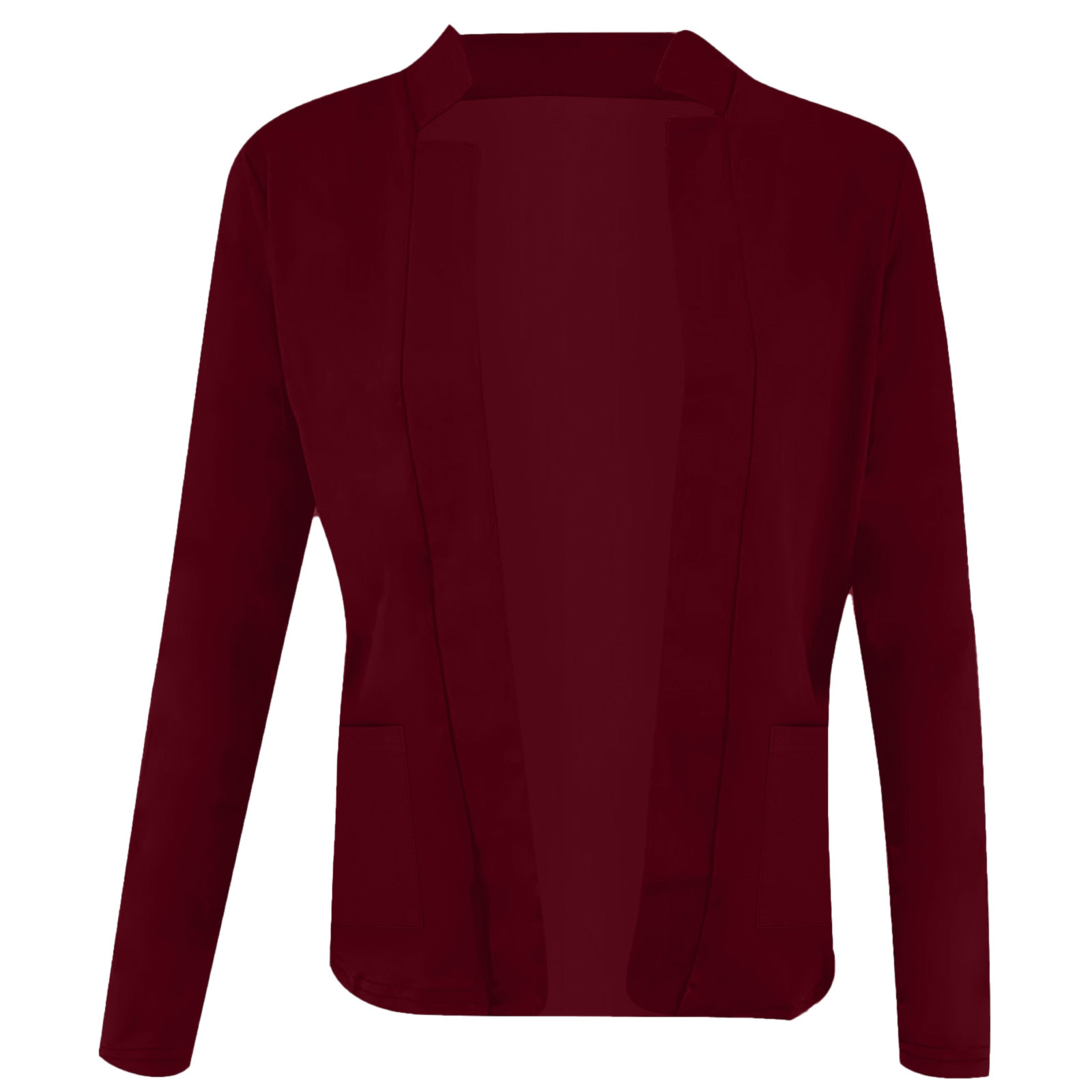Casual Professional Blazer Jacket For Women In Solid Colour_voghion.com