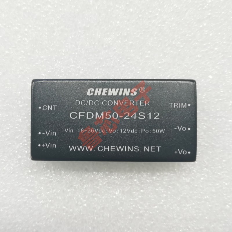DC-DC电源模块18-36V输入24V转12V 50W单路输出 CFDM50-24S12