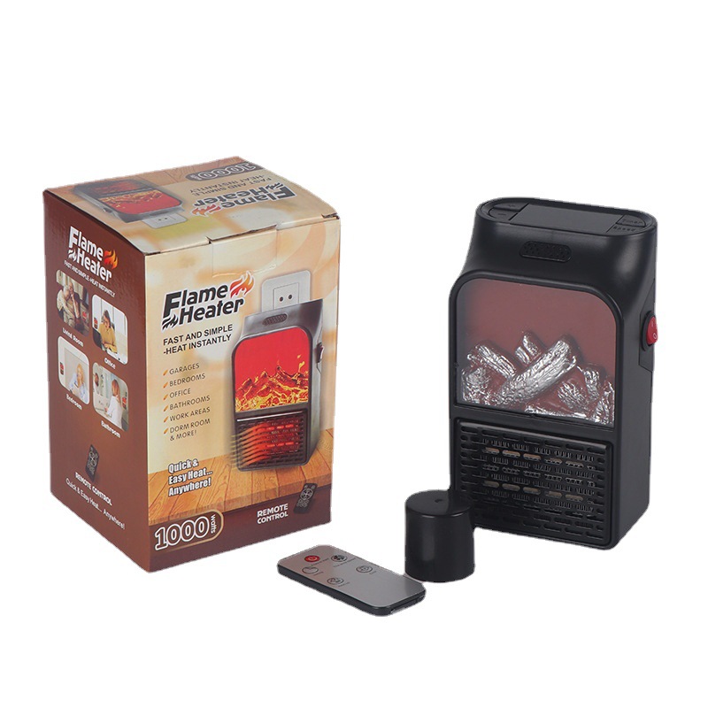 Mini ventilador de calefacción eléctrica portátil práctico para oficina y hogar, calentador transfronterizo