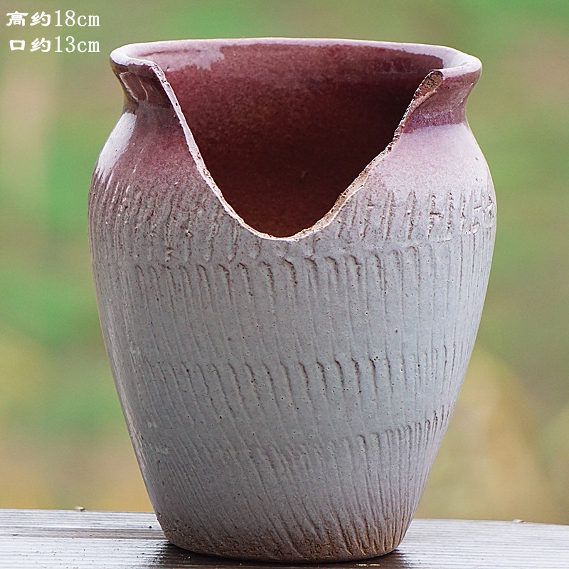 Free Shipping, Cut-Edge Purple Clay Succulent Flower Pot with Breathable Gaps, Creative Cliff-Style, Large Master-Style, Rough Pottery, Yixing-Style Ceramic Free Shipping, Cut-Edge Purple Clay Succulent Flower Pot with Breathable Gaps, Creative Cliff-Style, Large Master-Style, Rough Pottery, Yixing-Style Ceramic