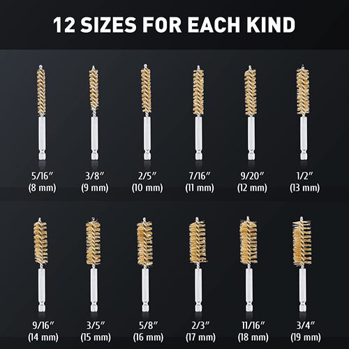 Amazon pipeline cleaning brush, rust removal and unblocking tool, mechanical cleaning multi-function wire brush, nylon brush