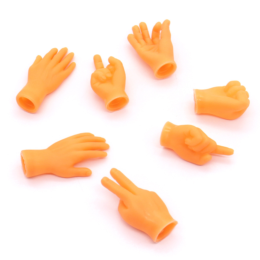 Juguetes para gatos divertidos para mascotas, manos pequeñas de vinilo, juegos de dedos para gatos, juguetes para gatos, mini palmas, suministros para gatos