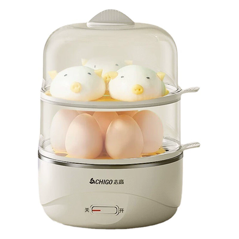 Zhigao яичная плита Бытовая многофункциональная небольшая машина для завтрака Пароварка для яиц Автоматическое отключение питания Новая электрическая Пароварка для пищевых продуктов