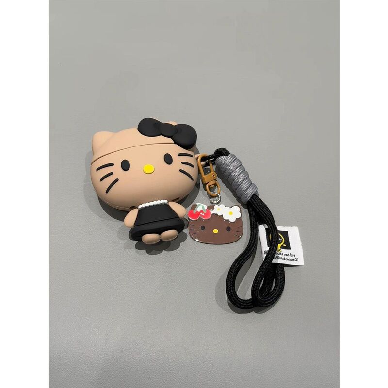 Cross-Border Kt Cat AirPods Pro3 Apple Bluetooth Headphone Shell 1/2/3/4 Generation Cartoon Protective Cover Suitable