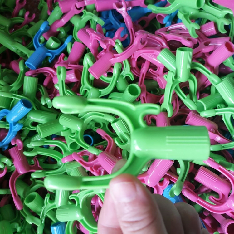 厂家糖可伸缩衣叉头 衣撑子头1.6厘米 家居塑料挂衣架 晾衣杆头