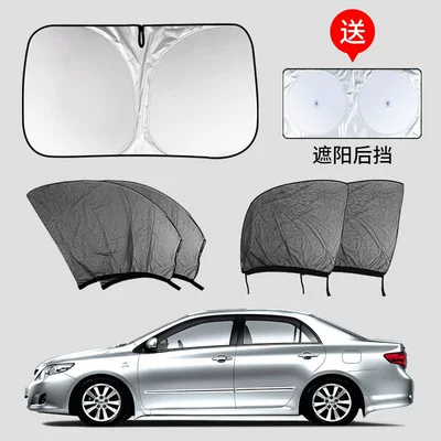 Car curtains — Screen, Car Window-Specific Curtain, Car - specifically-designed-for-sedan-models-full-set-of-4-pieces-front-windshield-sunshade-includes-a-rear-window-sunshade-as-a-bonus