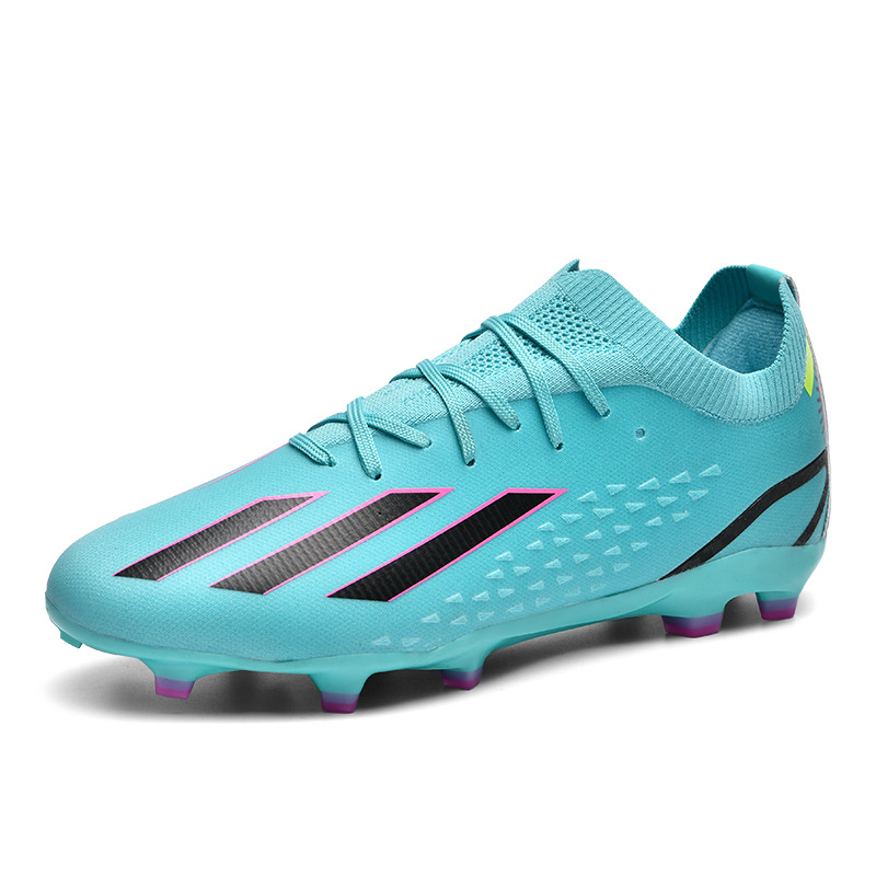 Zapatos de fútbol transfronterizos de tamaño grande para hombres, zapatos de entrenamiento para estudiantes de secundaria, zapatos de entrenamiento de césped artificial, zapatos de entrenamiento de clavos