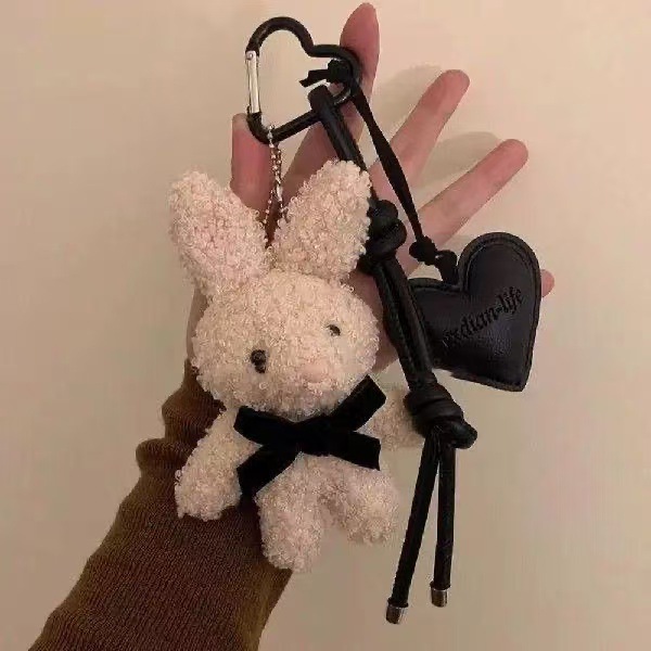 Nuevo marrón arroz blanco conejo muñeca muñeca bolso de viaje de moda bolso de mujer bolso de hombro mochila