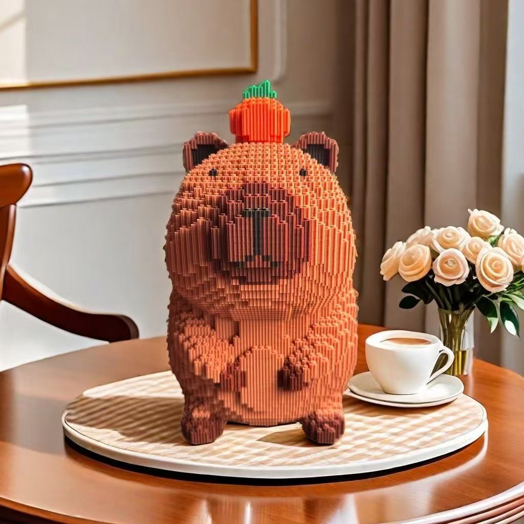 Chao Le Sen ensamblado pellets pequeños juguetes estrella Dailu conejo bloques de construcción niños y niñas puestos al por mayor rompecabezas difíciles