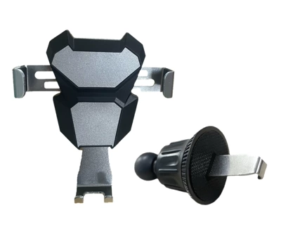 phone bracket car air outlet, Car phone holder - silver-king-kong-bracket-hook-clip
