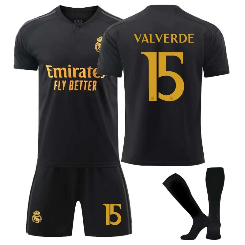2324 Real Madrid Erke Black № 7 Venitus № 8 Cross № 10 футболка Модрича