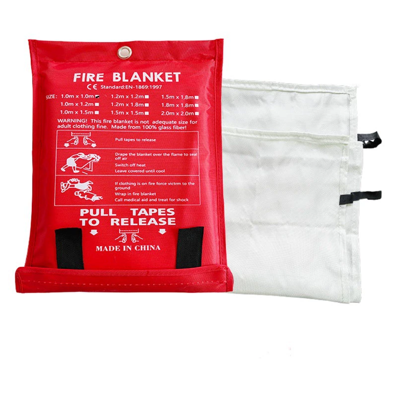 Утолщенное внешнеторговое экспортное огнетушащее одеяло Пожарное пожаротушащее одеяло Бытовое огнетушащее одеяло из стекловолокна