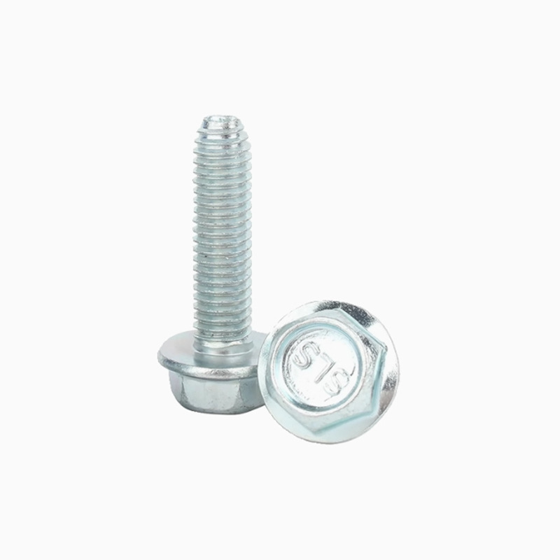 Brida galvanizada diente triangular tornillo auto-tofante hexagonal cóncavo con brida de cerebro antideslizante auto-bloqueo cóncavo plano M4M5M6