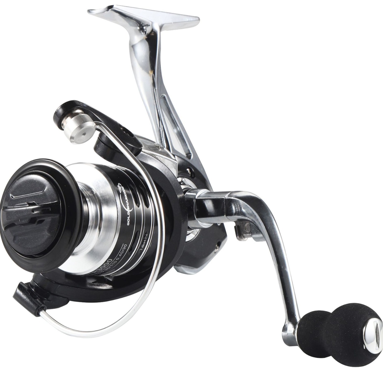 Selección estricta de la rueda de pesca sin hueco de la rueda giratoria todo metal rocker barras de mar de larga distancia lanzamiento de la rueda de pesca de la rueda de pesca de la rueda