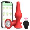 New product rose anal plug APP backyard vibration silicone remote controller anal masturbation appliance adult supplies