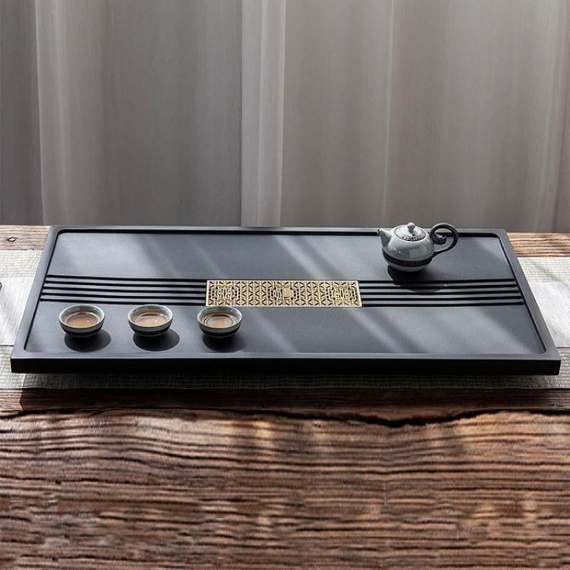 Oficina sala de estar mesa de té de piedra kung fu mesa de té de piedra natural mesa de té de alta calidad set de té