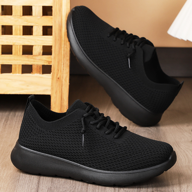Casual Couple Breathable Mesh Soft Sole Comfortable Single Versatile Men's Shoes_vogvips.com