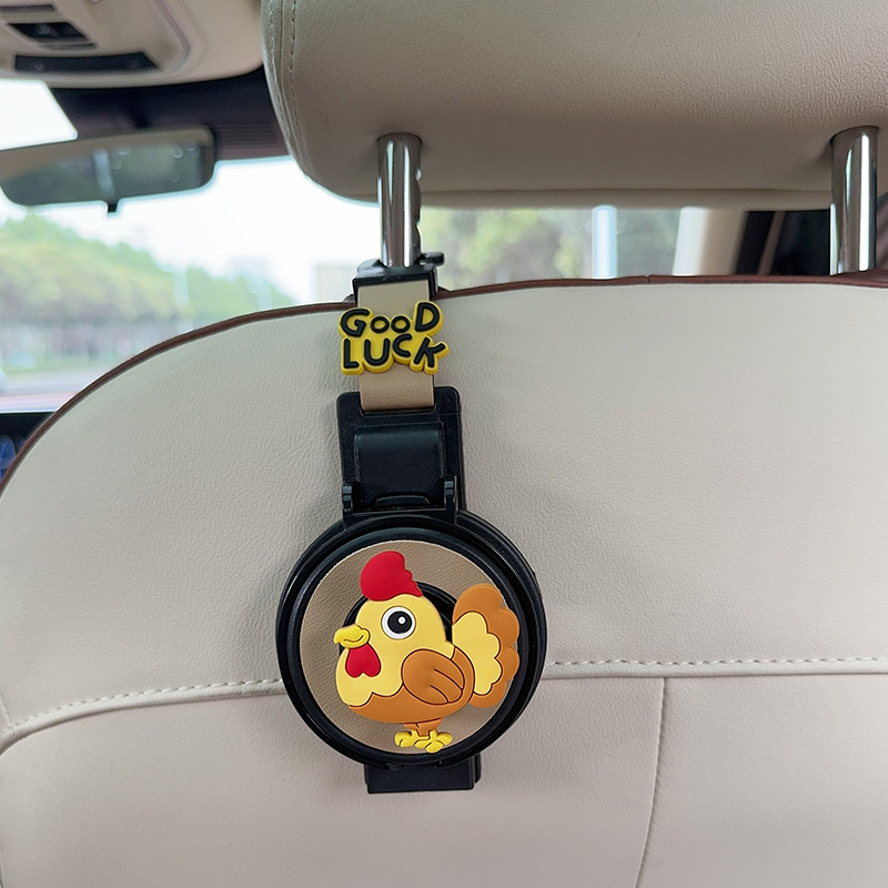 FAW – Holder Hook Multifunctional Car cup holder/beverage holder - cup-holderhook-2-in-1-beige-rooster
