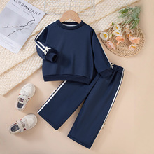 外贸新款宝宝童装两件套潮童春装套装时尚套装运动