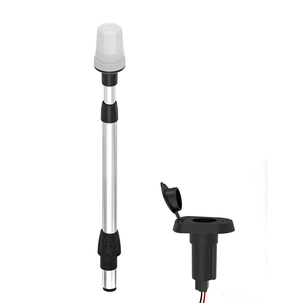 Серия 80 12VCD Светодиодный морской навигационный фонарь из нержавеющей стали 4500K видимость 3 морских мили морской полный