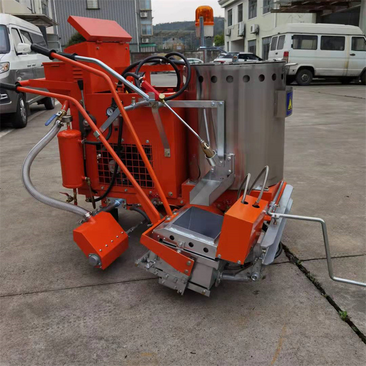 成德 盲道划线机 高速公路减速防滑划线 斑马线机器