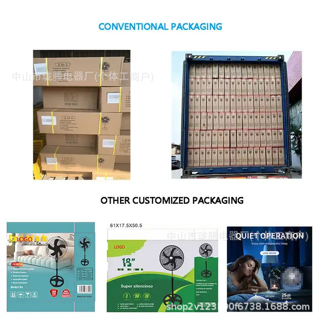 Fabricante de ventilador de piso de 18 pulgadas 3 - en - 1 ventilador de pared vertical ventilador de piso de alta potencia ventilador de piso transfronterizo 110V