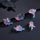 Luminous Nail Jewelry Resin Mini Starfish Shell Fish Diversity Transparent Three-Dimensional Hair Accessories Star Accessories