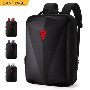 Cross-Border Computer Backpack 15-16inch Hard-Shell Casual Student School Bag Multi-Functional Notebook Backpack