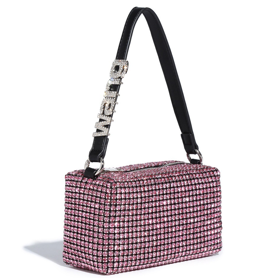 핑크 WANG 스타일 + 뱀뼈 체인 + 예비 다이아몬드