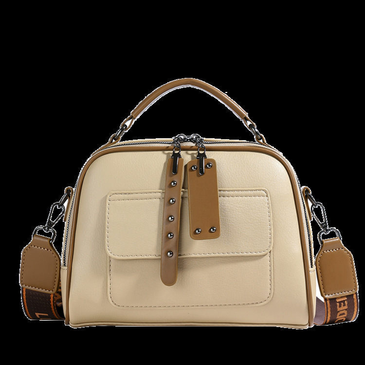 Spot atmosférico bolso de mensajero portátil para mujer 2024 nuevo bolso cuadrado de viaje de trabajo de gran capacidad multicapa versátil de mediana edad